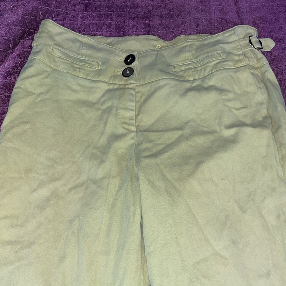 My guard green casual dress pants cropped capri size 12 - Picture 5 of 10